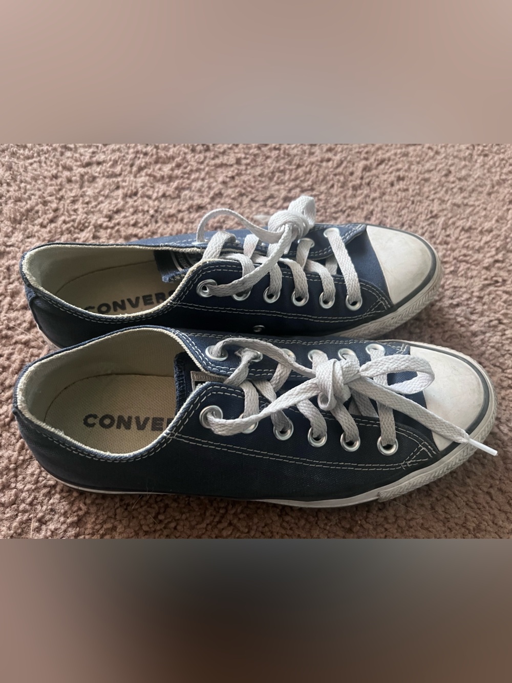 Women’s size 7.5 Navy Converse Sneakers